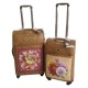 PU 4 Wheels Leather Bags Trolley Case Jb-D006