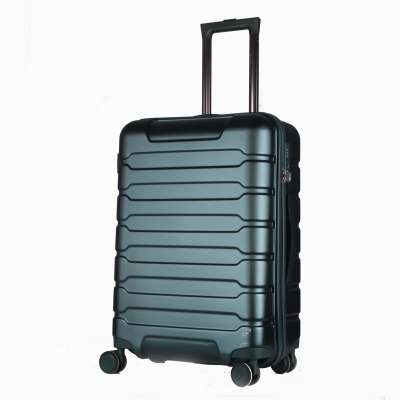 Wholesale new design abs travel trolley luggage set with 4 spinner wheels