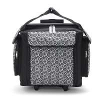 Wholesale fashion design wheelable craft tote storage bag