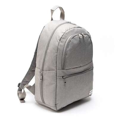 Wholesale qualified high quality polyester 600D/nylon big grey school fashion backpack