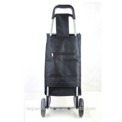 high quality and wholesale Supermarket portable folding shopping trolley smart cart