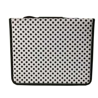 wholesale high quality A4 storage folder new design liquorice dot cd bag