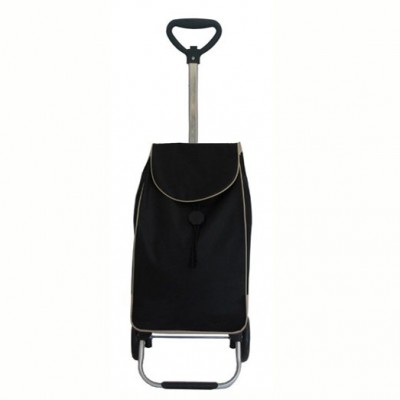 Wholesale simple folding shopping bag with wheels