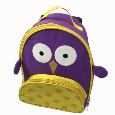 Carton design high quality cheap school trolley backpack for kids