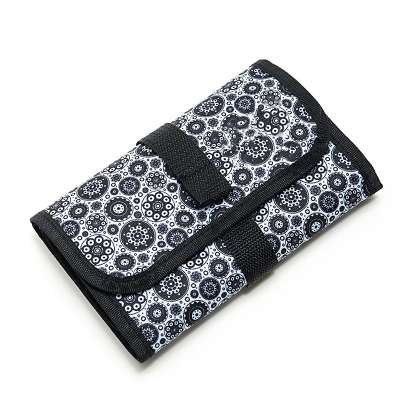 Multi-functional fold up reusable storage pencil bag make up brush bag